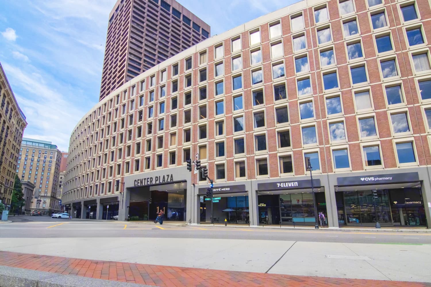 The 2 Center Plaza building in downtown Boston
